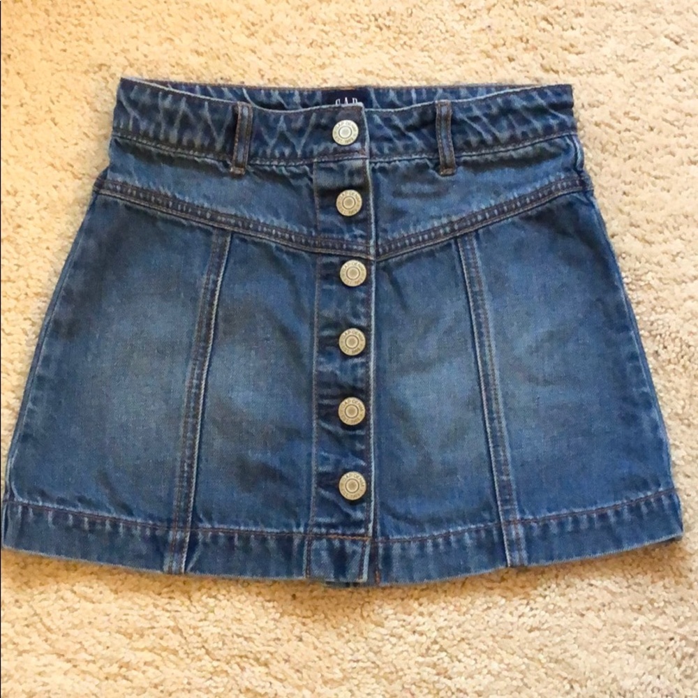 Gap denim skirt